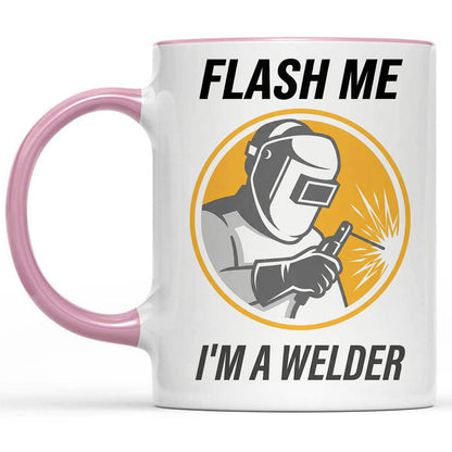 Flash Me I'm a Welder Mug