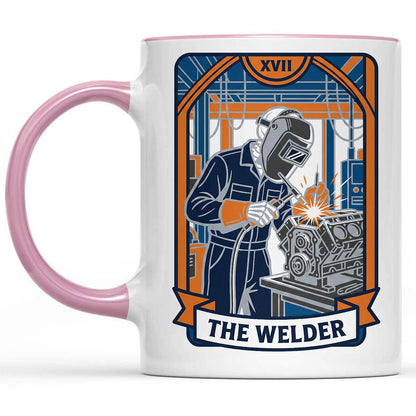 The Welder Tarot Card Mug