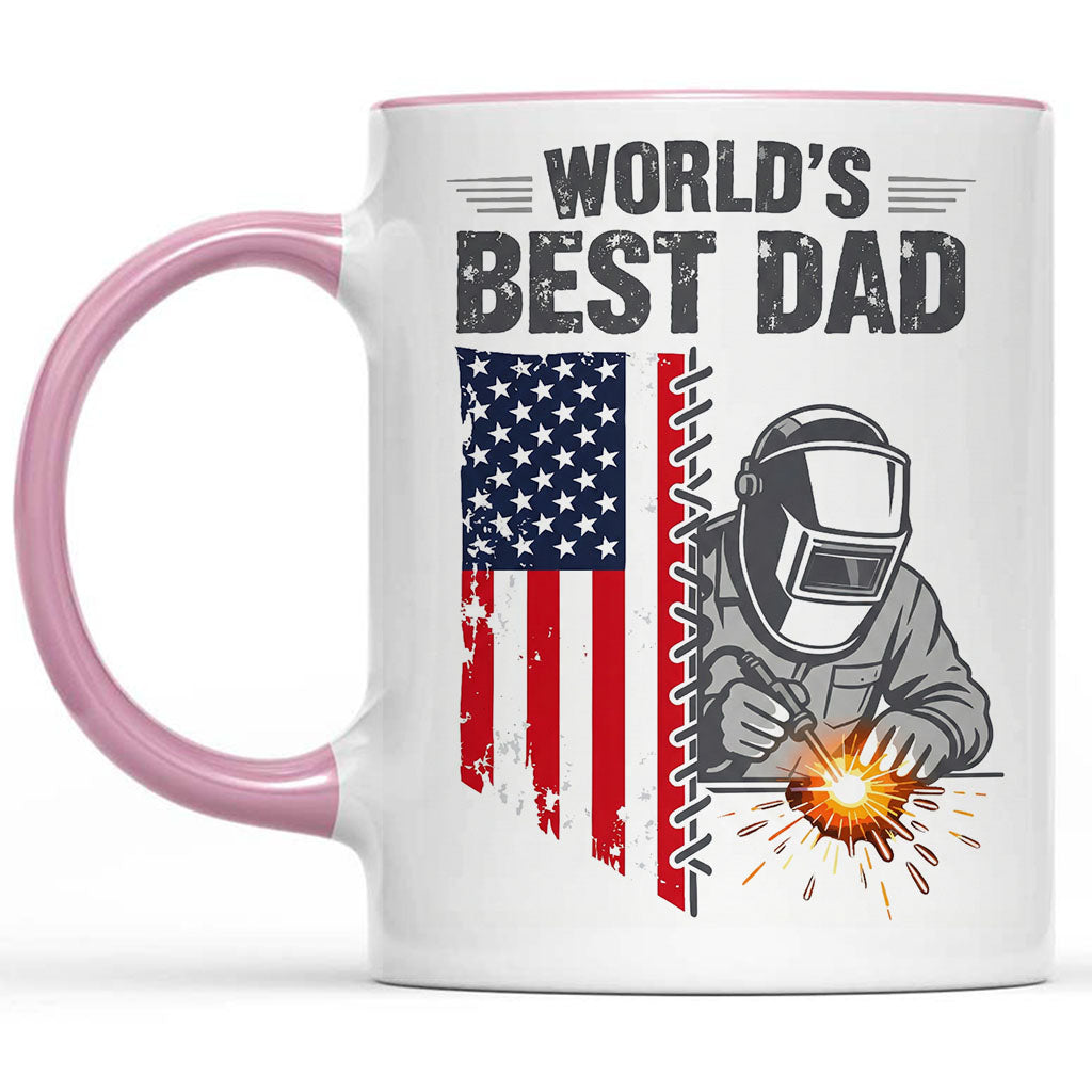 World's Best Welder Dad Mug