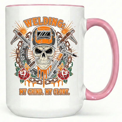 Welding Skull: My Grind. My Glory. Mug
