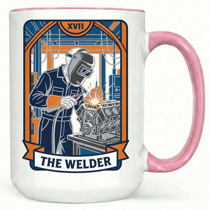 The Welder Tarot Card Mug