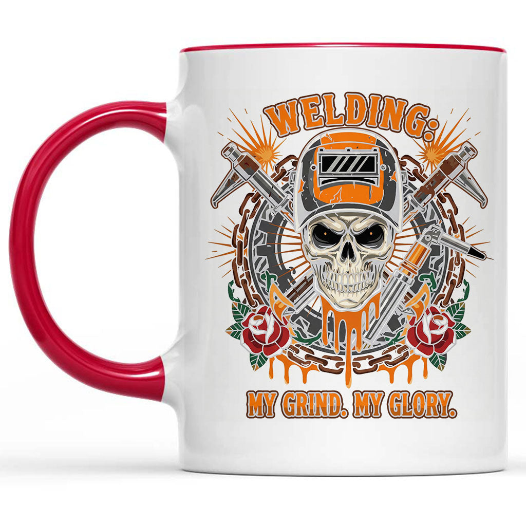 Welding Skull: My Grind. My Glory. Mug