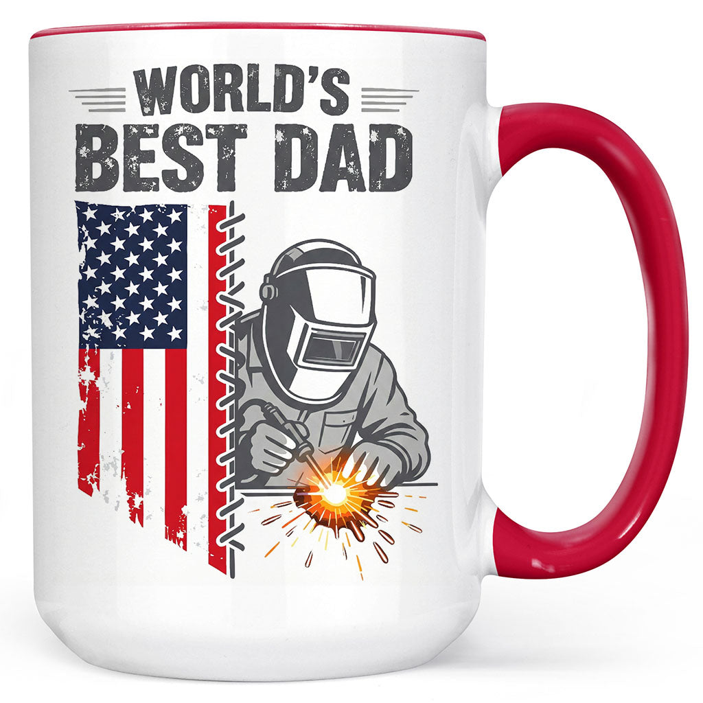 World's Best Welder Dad Mug