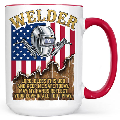 American Welder's Prayer Mug